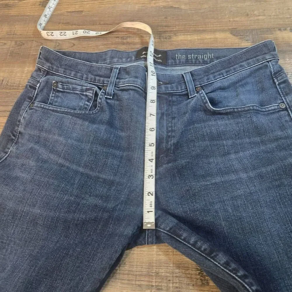 7 For All Mankind Luxe Performance The Straight jeans size 34 men's short